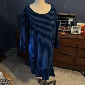 Draper James ruffle hem shift dress